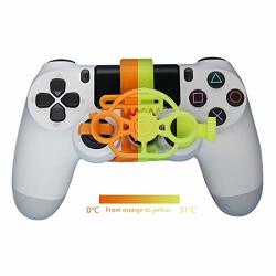 PS4 Gaming Racing Wheel Standard 3D Printed MINI Steering Wheel Add On For The Playstation 4 Controller Discoloration