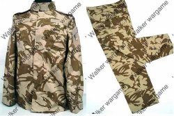 British Army Desert Dpm Camo Bdu Uniform Set Jacket And Pants --- Size Medium