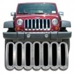 Jeep Wrangler 2011- 2014 Snap On Grill Overlay