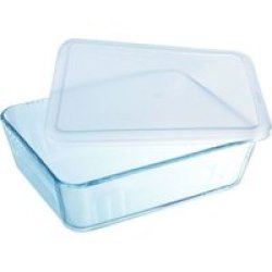 Cook & Freeze Rectangular Dish With Clear Plastic Lid 1.5L
