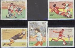 Laos 1991 Sg 1247-51 Complete Set Unmounted Mint Sport Football World Cup