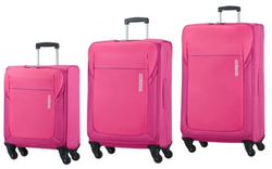 American Tourister San Francisco Set Of 3 Spinners Pink