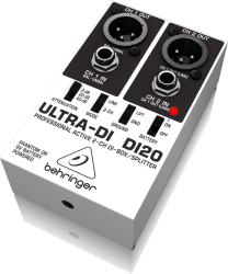 Behringer Ultra-di DI20 Professional Active 2-CHANNEL Di-box splitter Ships Within 3-4 Days