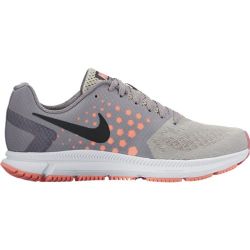 Nike Women's Airzoom Span Running Shoes - Grey orange