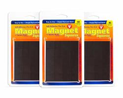 Hygloss Products Inc Self-adhesive Magnet Squares 120 Pcs