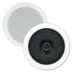 Theater Solutions TS50C 5.25-INCH Kevlar In Ceiling Speakers White