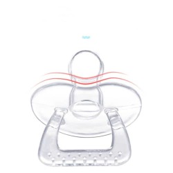 Baby Pacifier Full Silicone Pacifier Thumb Type Nipple Type Sleeping Nipple Simple Safe Baby Nipple