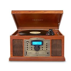 Crosley CR7002A-PA Troubadour Turntable With Usb sd Card Reader To Transfer Albums To Memory Card Paprika