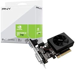 Pny Nvidia Geforce GT 710 2GB DDR3 Vga dvi hdmi Low Profile Pci-express Video Card