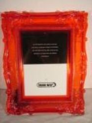 Baroque Photoframe Red Lg A4 Min Order: 6