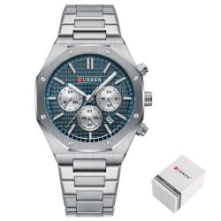 Neptune Blue - Steel Sports Chronograph Watch For Men