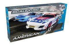 Scalextric America GT 1:32 Slot Car Race Track C1361T Playset