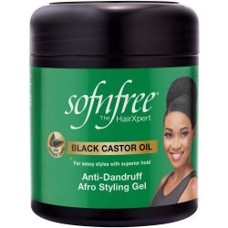 Sofn'free Black Castor Oil Afro Styling Gel 500ML