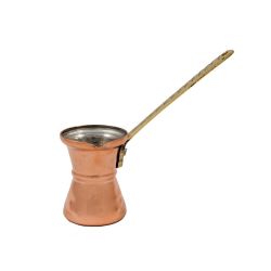 Copper Brass Stovetop Coffee Pot Briki Ibrik Cezve - N10 580ML