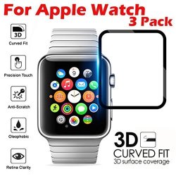 Alonea Apple Watch Screen Protector Premium Tempered Glass Screen Protector Guard Film For Apple Watch Series 1 2 3 42MM 3PC??