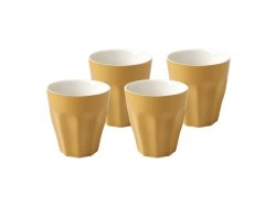 Maxwell & Williams Blend Sala Latte Cup Set Of 4 Mustard