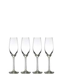 Maxwell & Williams Casa Domani Chiara 4 Piece Flute Glass - Clear