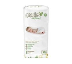 Natural Baby Diaper Newborn 40 Pcs Size 1