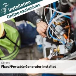 Fixed portable Generator Installation By Blue Alarms And Automation In Johannesburg - Gauteng