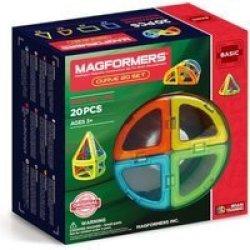 - Magnetic Construction Set With Special Curved Pieces