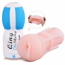 Best Gift For Men Virgin Pussy Stroker Masturbators 100% Medical Grade Soft Silicone Pleasure Warm Mugs -lifelike Men Cup Toys Trainer Sleeves Toy