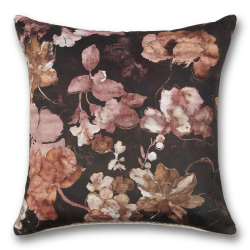 @home Scatter Pillow Floral Black pink 60X60