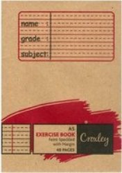 Croxley JD184 A5 Exercise Book - Feint And Margin Speckled 48 Page Pack Of 25 - Speckled Feint & Margin
