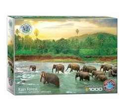 Rainforest 1000 Piece Puzzle Box Set