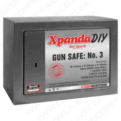 Xpanda Online Burglar Resistant Safe: No 3 - Charcoal 375x275x195mm
