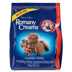 Bakers - Romany Creams Classic Chocolate Biscuits 1KG