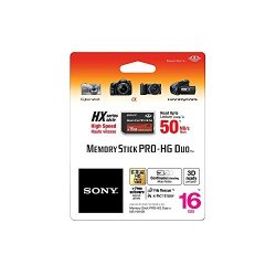 Sony 16 Gb Flash Memory Card MSHX16B Black