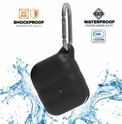 Airpods Case Cover New & Premium Waterproof & Shockproof For Apple Airpods 1 & 2 LED Light Visible Compatible With Wireless Charging And