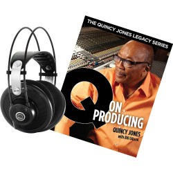 Akg Quincy Jones Q701 Headphones With Q On Producing Book Black
