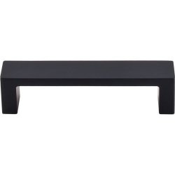 Top Knobs TK250 Modern Metro 3-3 4 Inch Center To Center Handle Cabinet Pull Flat Black
