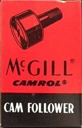 Mcgill CF1 1 8SB Cam Follower Standard Stud Sealed hex Hole Inch Steel 1-1 8" Roller Diameter 5 8" Roller Width 1" Stud Length 7 16" Thread Size 1-21 32"