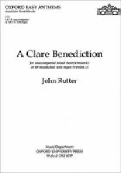 A Clare Benediction Sheet Music Satb Vocal Score