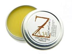 Cafe Vetyver And Vanilla Solid Perfume By Zaja Natural - 1 Oz