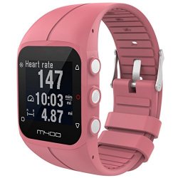 Esharing For Polar M400 M430 Band Soft Silicone Sports Fitness Strap Replacement Wristband Bracelets For Polar M400 M430 Smart Watch Pink