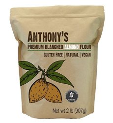 Almond Flour Blanched 2LB By Anthony's Batch Tested Gluten-free
