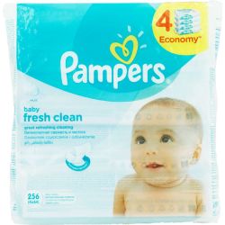 Pampers Baby Wipes Fresh 4 X 64 Wipes