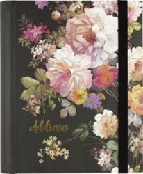 Midnight Floral Large Address Book Address Book