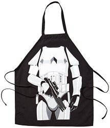 Icup Star Wars - Stormtrooper Be The Character Adult Size 100% Cotton Adjustable Black Apron