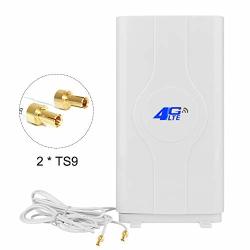 Netvip TS9 4G LTE Antenna 30DBI High Gain Network Antennae Long Range Cell Phone Signal Booster For Wifi Router mobile Broadband hotspot Device Servers Assistant