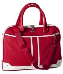 BLACK LSW8082RD-C Casual Ladies 15.6" Red white Shoulder Sling Bag