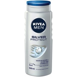 Nivea Men Silver Protect Shower Gel body Wash - 500ML