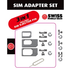 SWISS MOBILE - Swiss 3-in-1 Sim Adapter Set