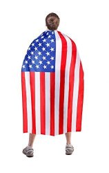 STARS & Stripes Cape - Usa Flag Design - For Adults And Kids - Celebrate America