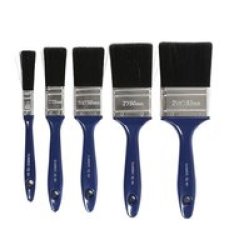 Roxy Rox Iq 60 - Paint Brush Set Of 5 - 12 25 38 50 63 Mm