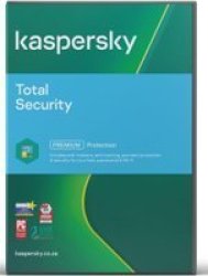 Kaspersky Total Security 1 Year Software Licence - 3 + 1 Device