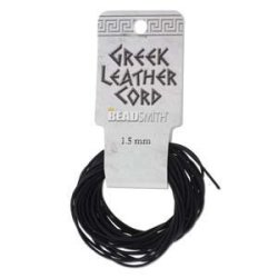 1.5MM Greek Leather Cord Dark Blue